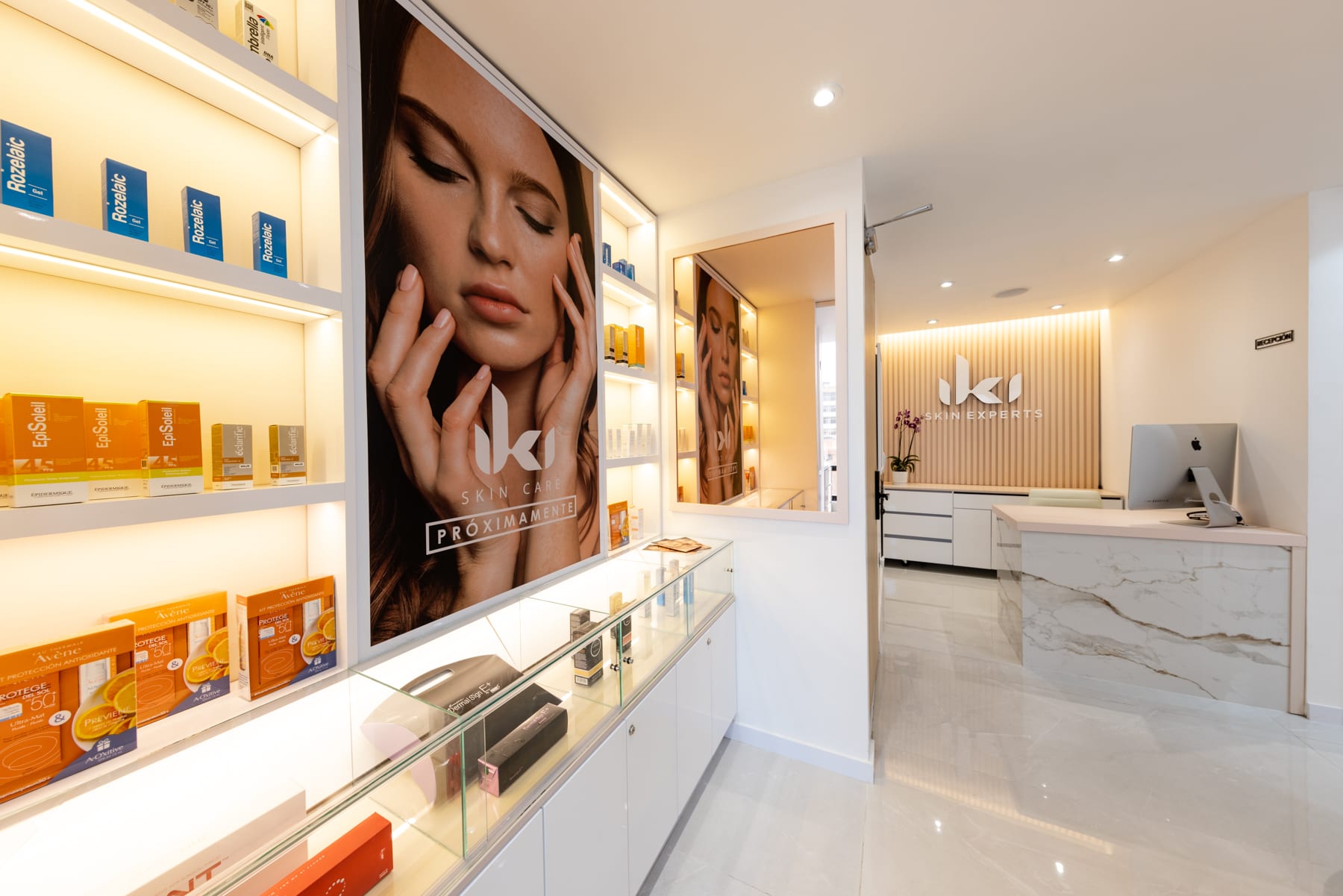 Sala de espera de IKI Skin Experts