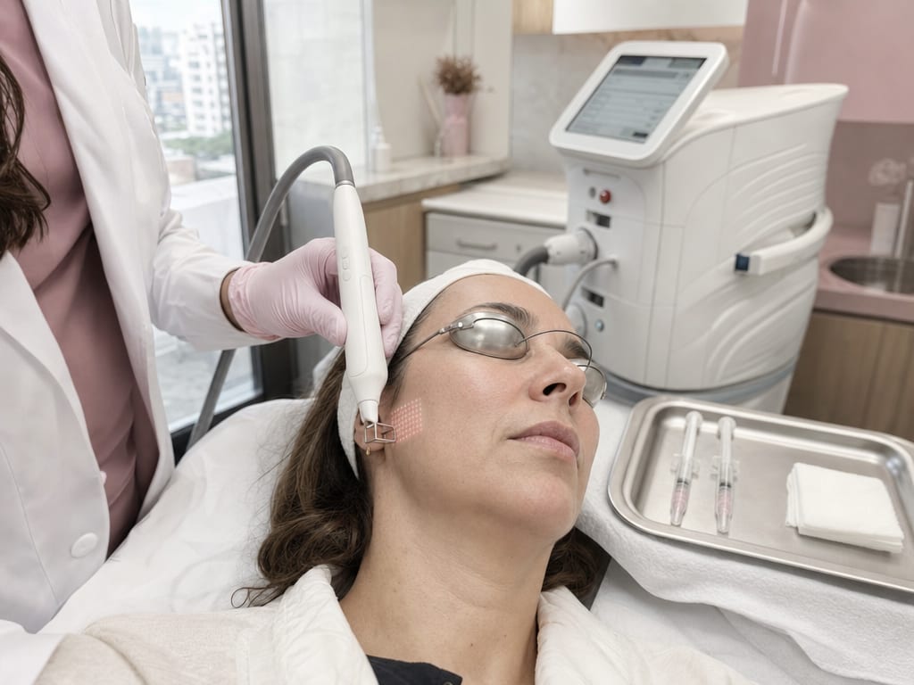 Dr. Urbani’s office at IKI Skin Experts, Bogotá