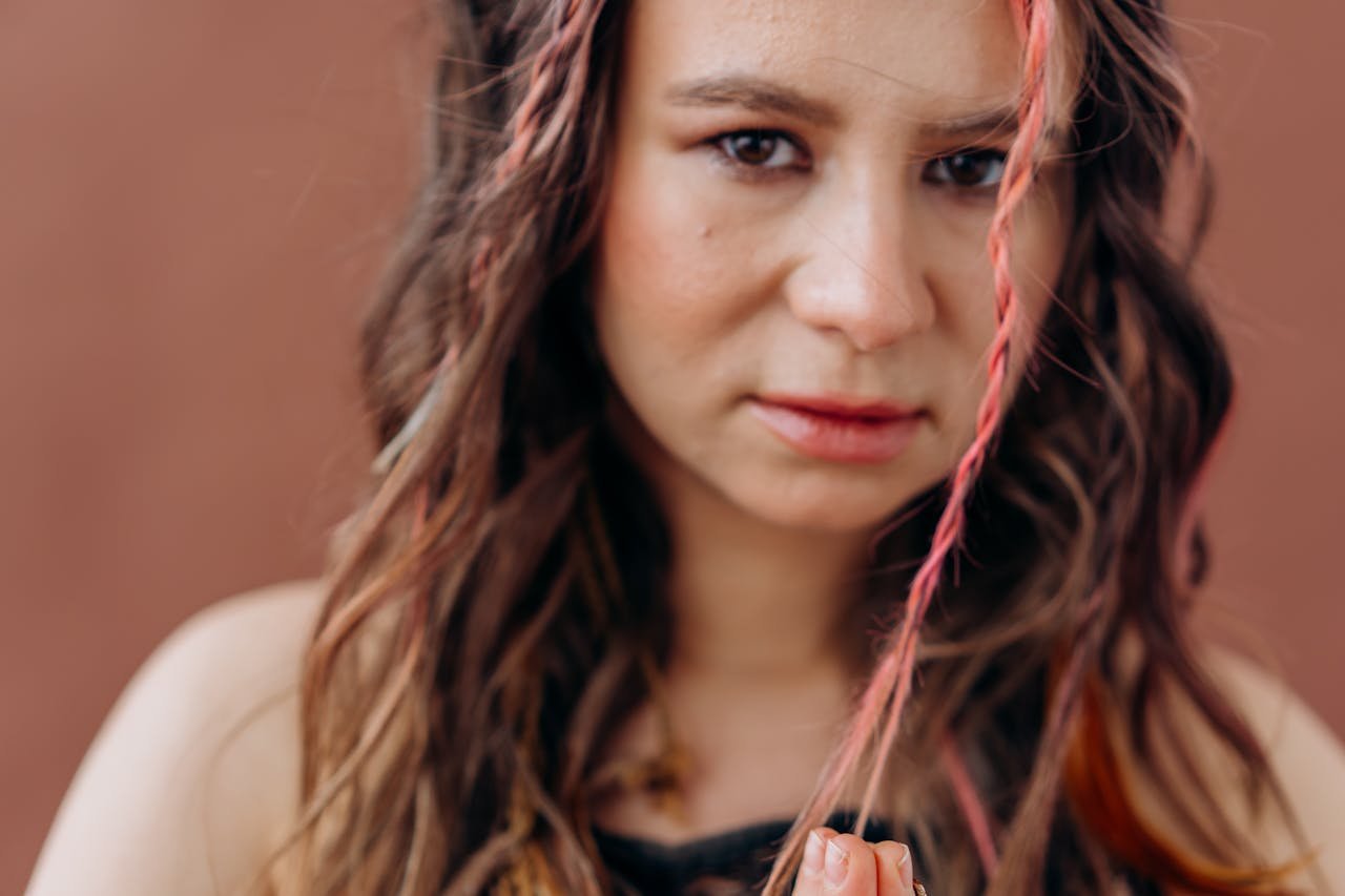 Face with rosacea that looks like a flush